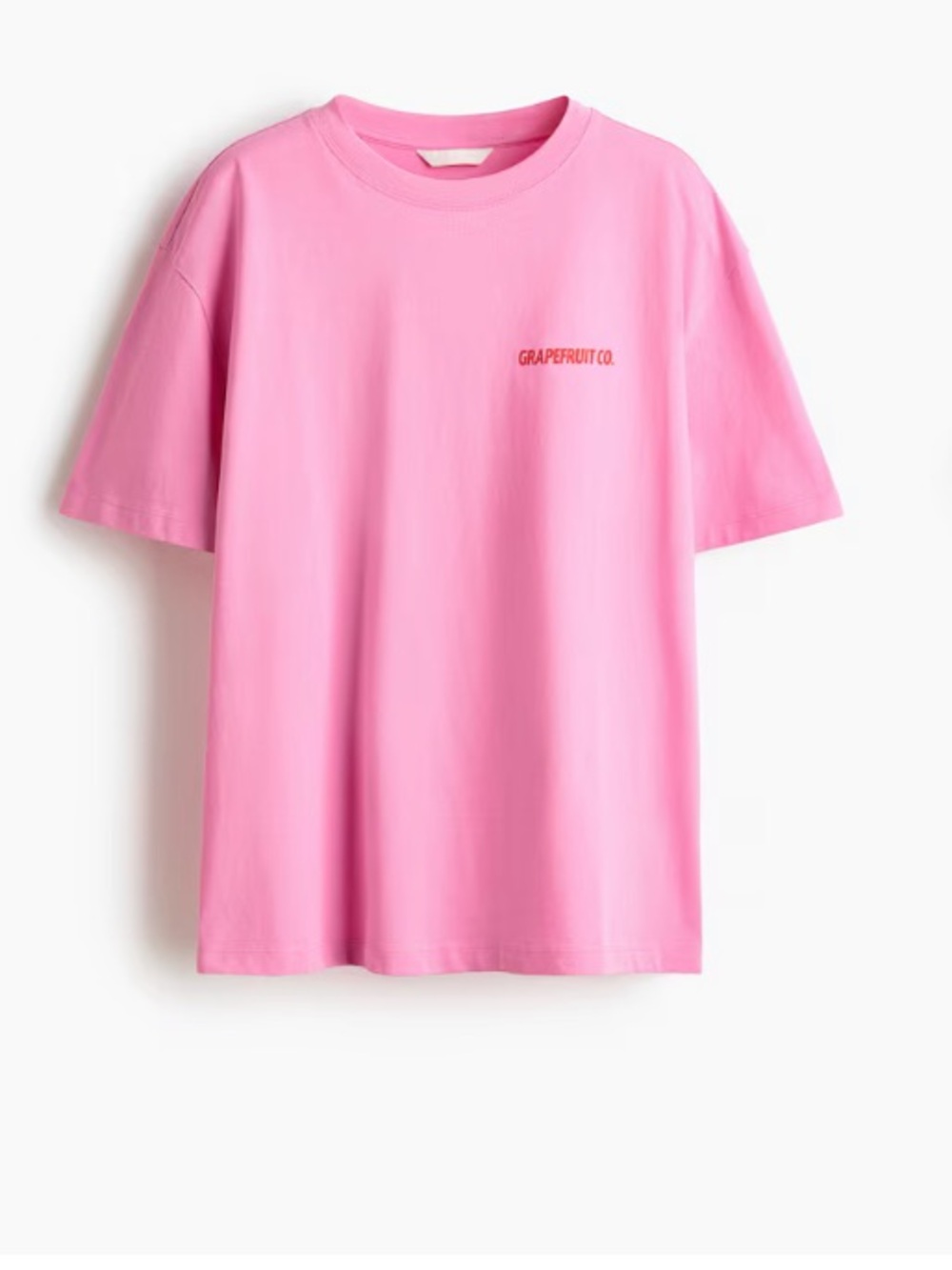 H&M Pink 'Grapefruit Co.' Short Sleeve Tee